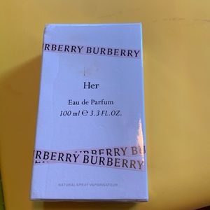 NWT Burberry Her perfume 3.3 oz.